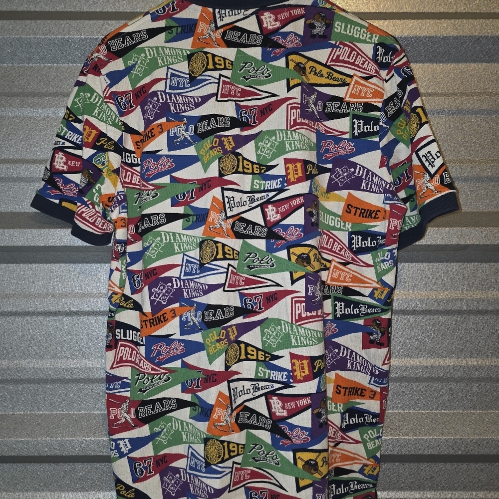 Limited Edition Multicolor Polo by Ralph Lauren Men's Graphic Shirt - Picture 3 of 3